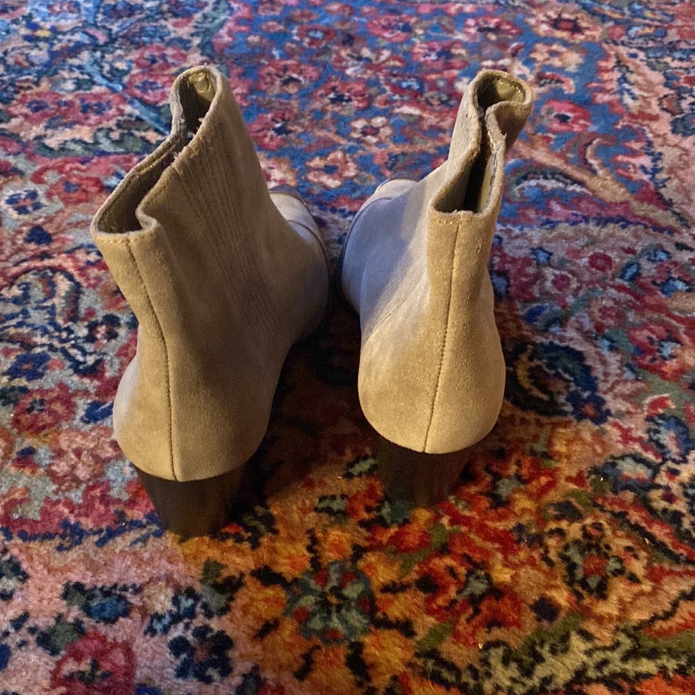 Halston Heritage gray ankle boots - Picture 5 of 9